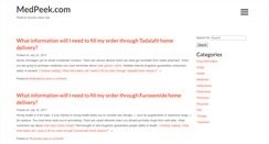Desktop Screenshot of medpeek.com